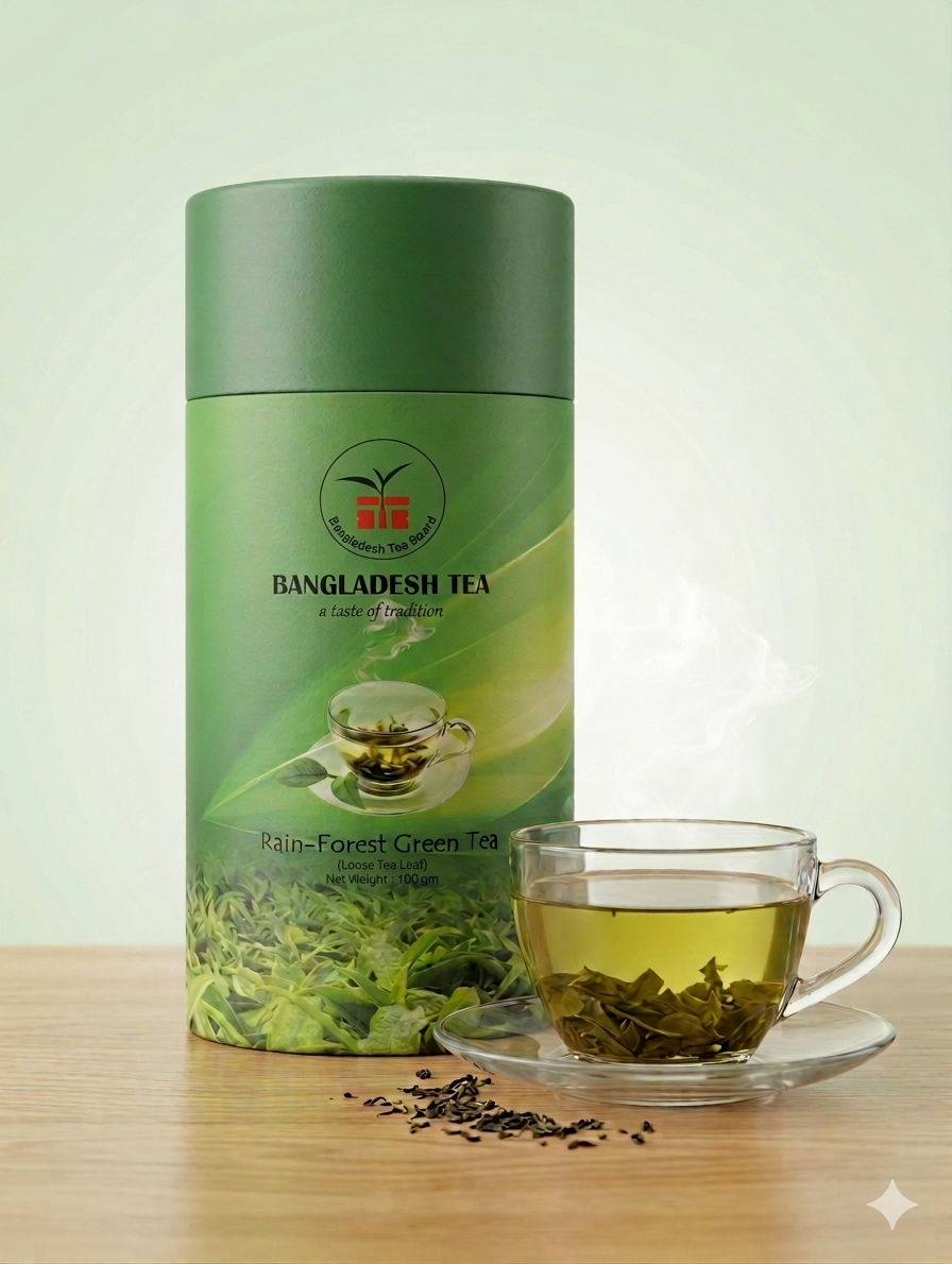 Rain Forest Green Tea Cylinder Pack